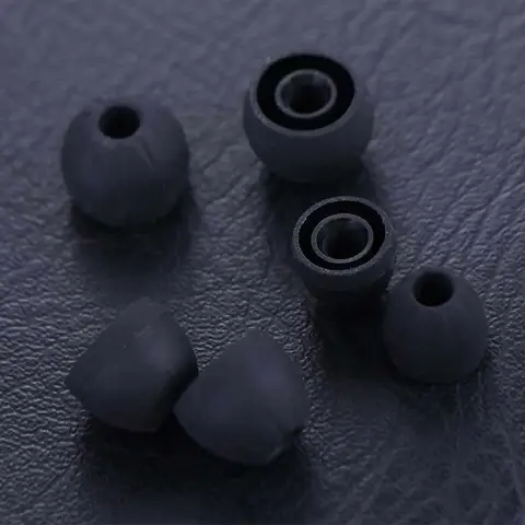 6 шт., силиконовые насадки для наушников KZ ZS10