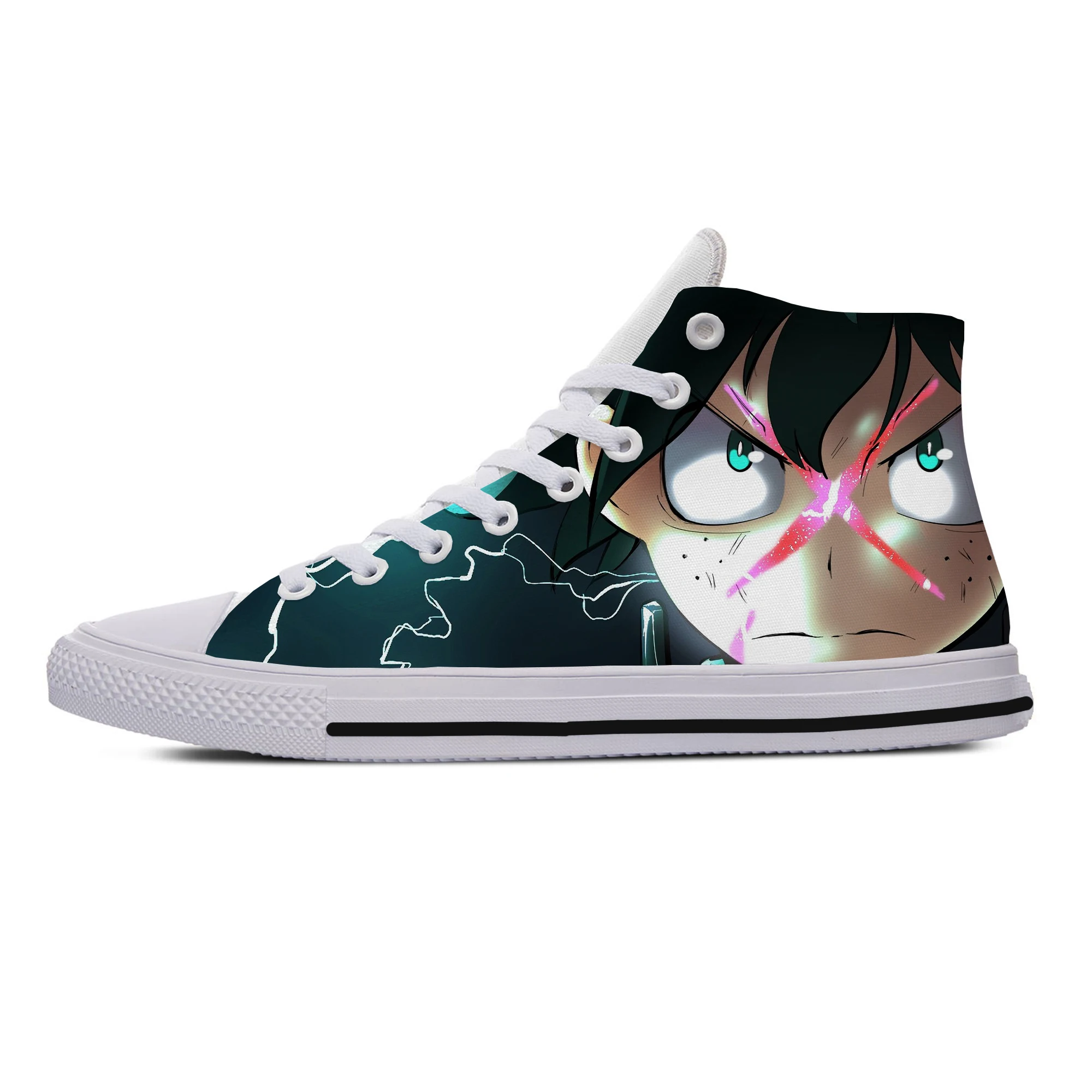 

Hot New Summer Woman Man My Hero Academia Breathable Lightweight Casual SneakersHigh Quality High Help Classic Board Shoes
