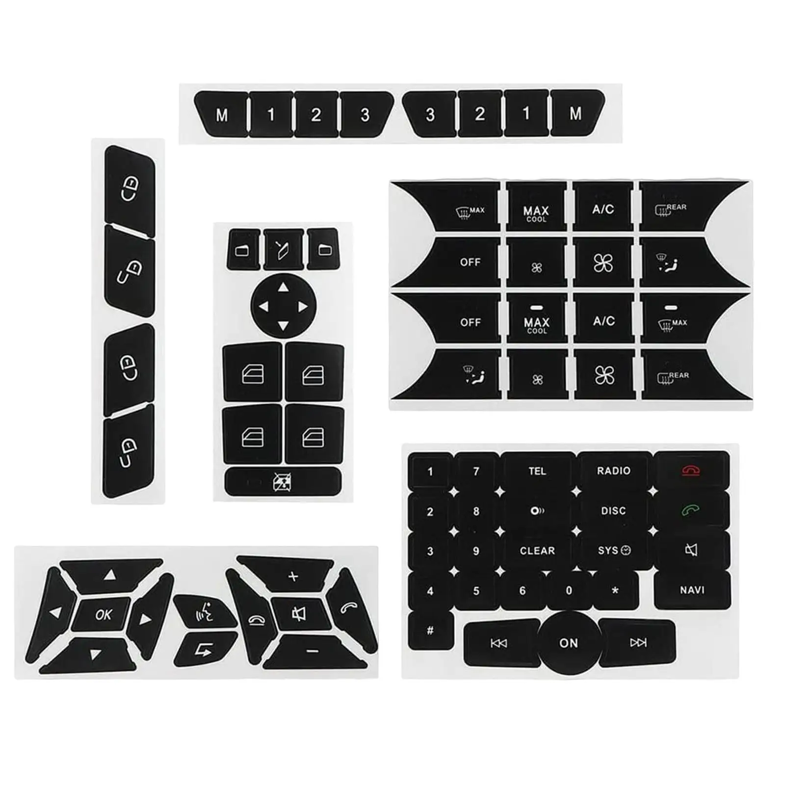 

Набор для ремонта кнопки приборной панели переменного тока, декоративные панели, высокая производительность, полиняющие, долговечные кноп...