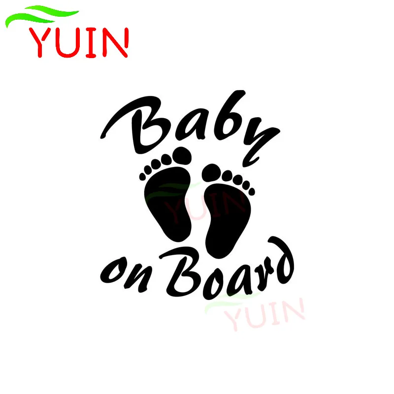 

YUIN Car Warning Baby Car Decals Fashion Body Decoration Personalized PVC Waterproof Sunscreen Stickers Can Be Customized Color