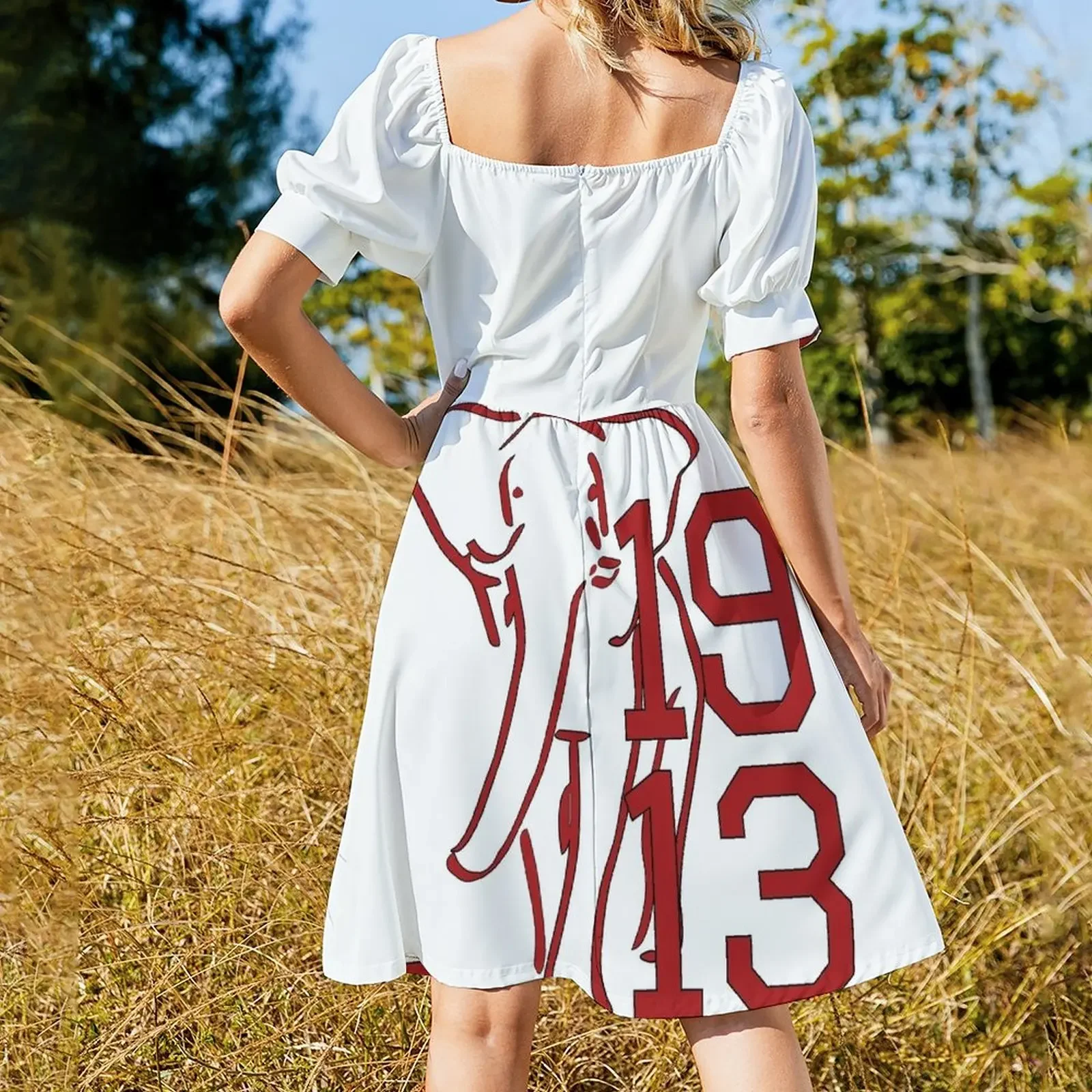 Varsity 1913 от HeavenNezCree Платье с короткими рукавами женское летнее платье на каждый