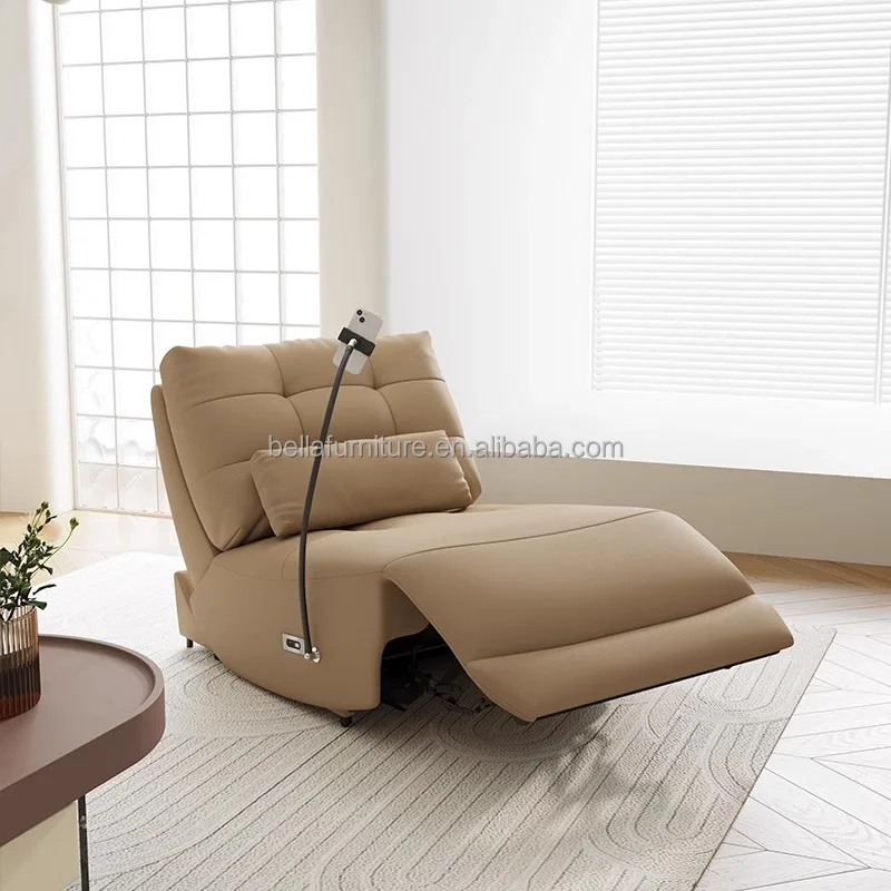 ü Bella Foshan Power Electric Single Leather Seat Recliner Sofa Popularnie Zalecana