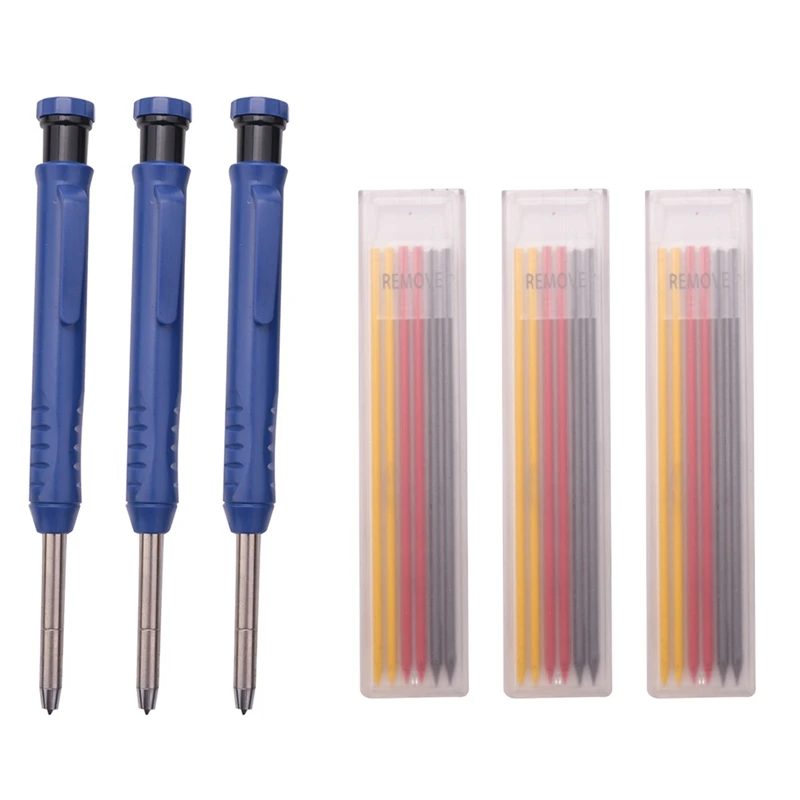 Набор из 3 твердых плотницких карандашей механические карандаши для