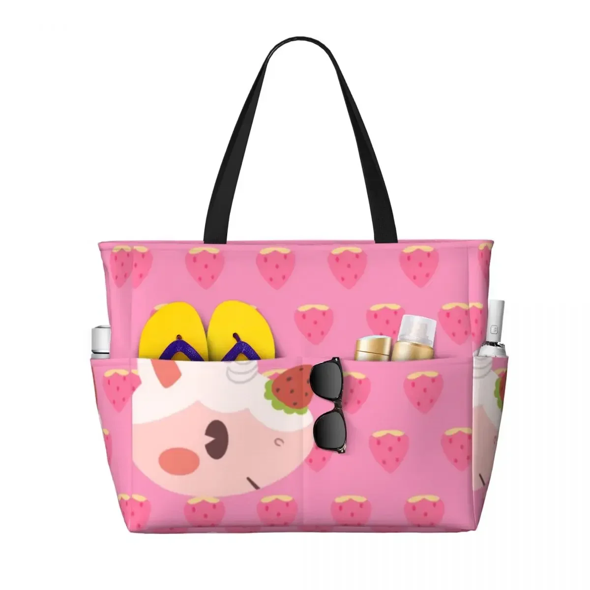 Пляжная дорожная сумка Merengue Berry праздничная вместительная сумка-тоут через плечо