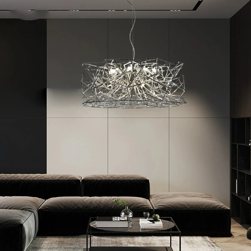 AiPaiTe светодиодный Скандинавская современная люстра из золотой нержавеющей стали