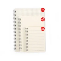 a5 a6 b5 spiral book coil notebook to do dash dots blank grid diary paper sketch school supplies stationery