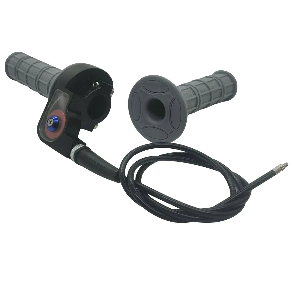 

Motorcycle Grips With 1/4 Quick Turn Throttle Settle Throttle Cable For Pit Bike Cross-country Motorcycle 110-250cc