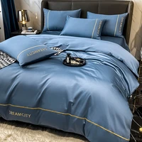 160 long staple cotton four piece set pure cotton all cotton 100 bed sheet quilt cover european style luxury high end household