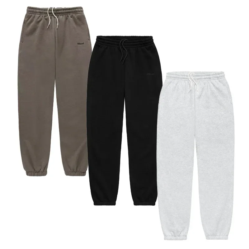 Jjjjound Американские повседневные брюки однотонные свободные спортивные штаны