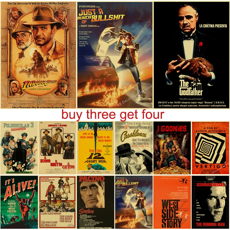 Плакат из старого фильма, винтажная Классическая пленка, крафт-бумага, принты, плакаты, ретро, настенная живопись, декор для бара, клуба, домашней комнаты, кинотеатра, картина Плакат из старого фильма, винтажная Классическая пленка, крафт-бумага, принты, плакаты, ретро, настенная живопись, декор для бара, клуба, домашней комнаты, кинотеатра, картина