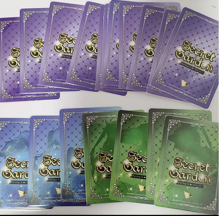 Коллекционные открытки с изображением богини из сериала загадочный сад женский