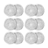 12pcs washable mop cloth self cleaning replacement for xiaomi dreame w10 robot vacuum cleaner spare parts accessories