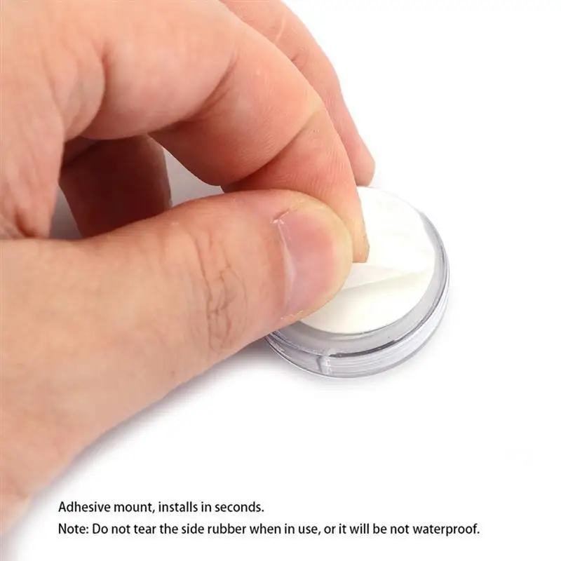 Цифровые мини-часы для мотоцикла водонепроницаемые на клейкой основе