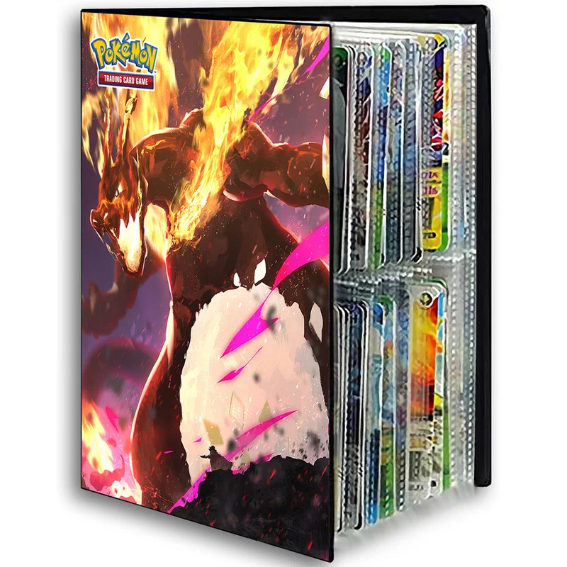 

240Pcs Holder Pokemon Album For Cards Collection Card Pokémon VMAX GX MEGA EX Book Cartoon Anime Game Folder Kid Cool Toy Gift