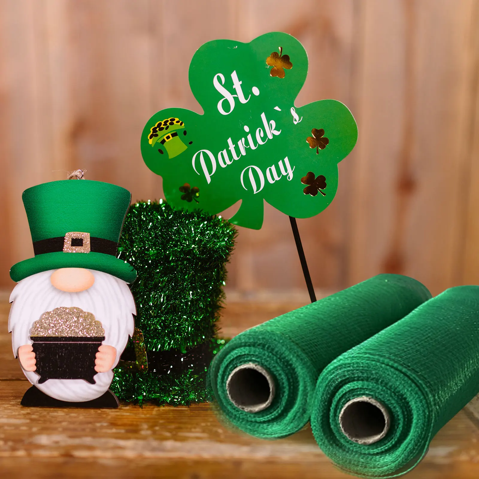 2 Упаковки Зеленая Полиэфирная Лента Для Рождественских Украшений Свадебные