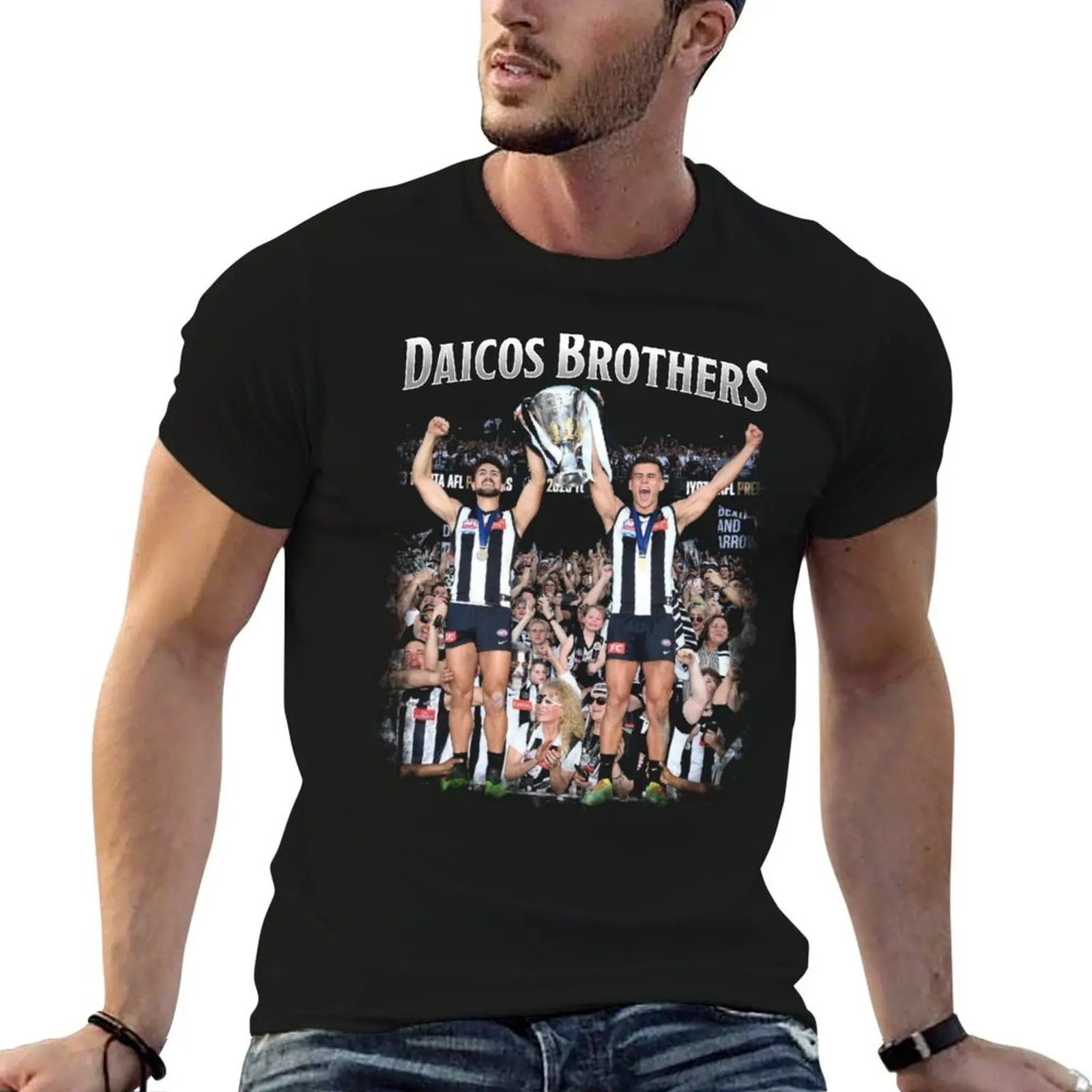 Фото Футболка DAICOS BROTHERS, мужские футболки с графическим рисунком, мужские футболки в стиле аниме, мужская футболка с графическим рисунком, футболка №1