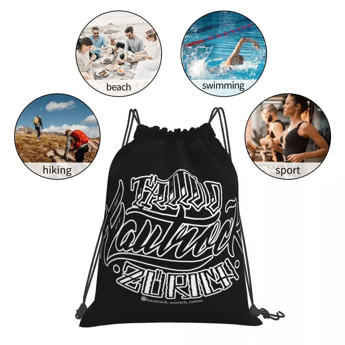 Hautrock брендовые рюкзаки с логотипом сумки на шнурке Сумка кулиской сумка для