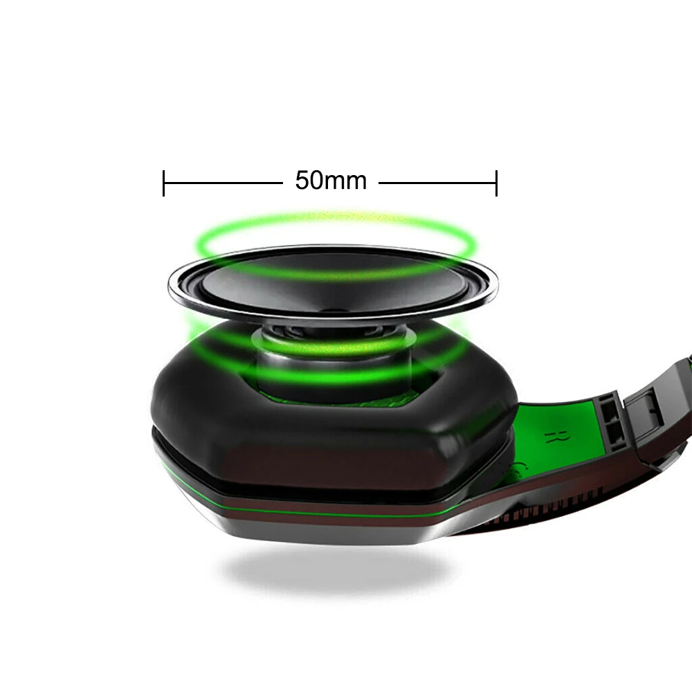 Двойные 3 5 мм Проводные Игровые наушники складная игровая гарнитура с