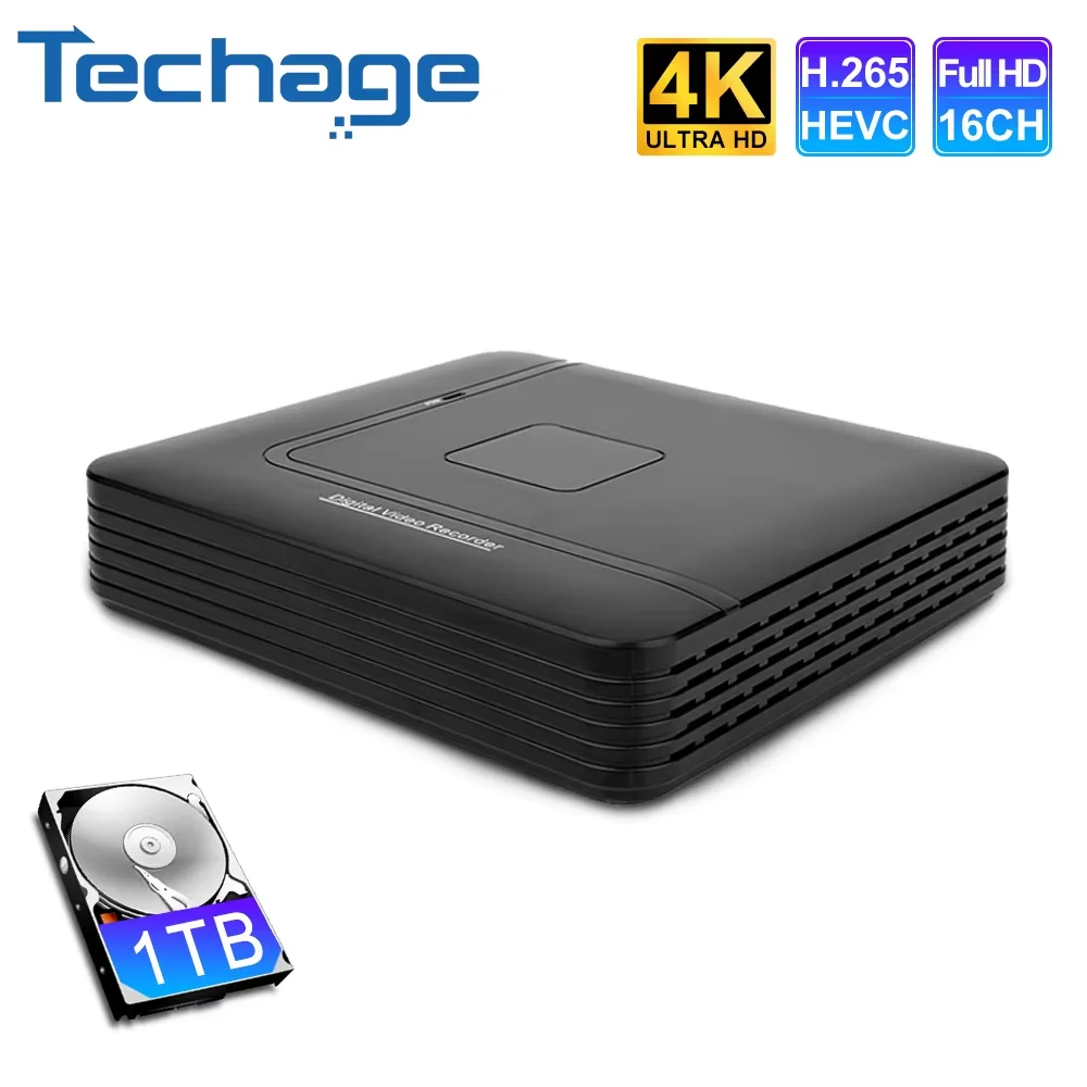 

Techage XM-1016K 16CH 8MP Видеорегистратор