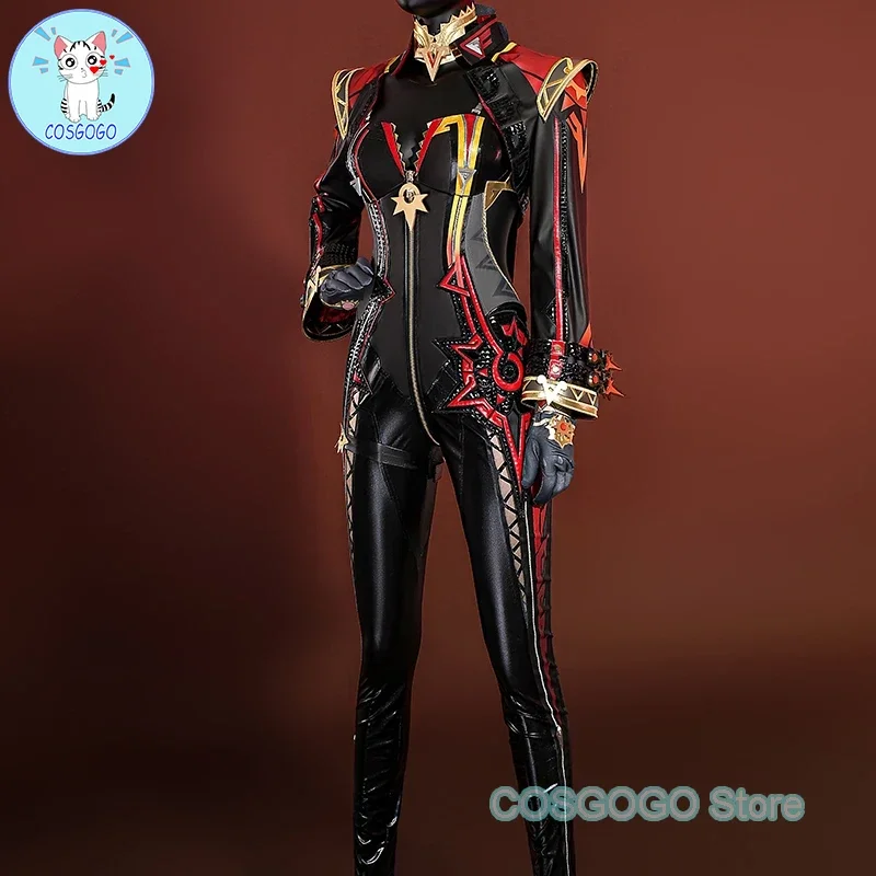 COSGOGO Mavuika косплей костюм игра геншин воздействие Бог войны Униформа серьги