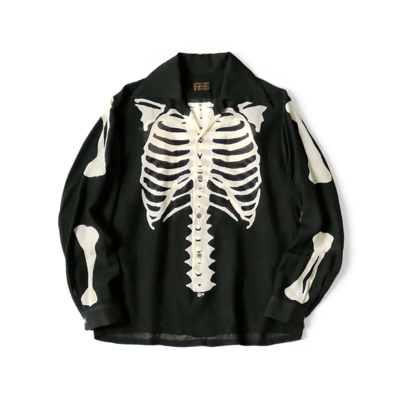 23AW KAPITAL Хирата и Хунри японская повседневная свободная рубашка из искусственного