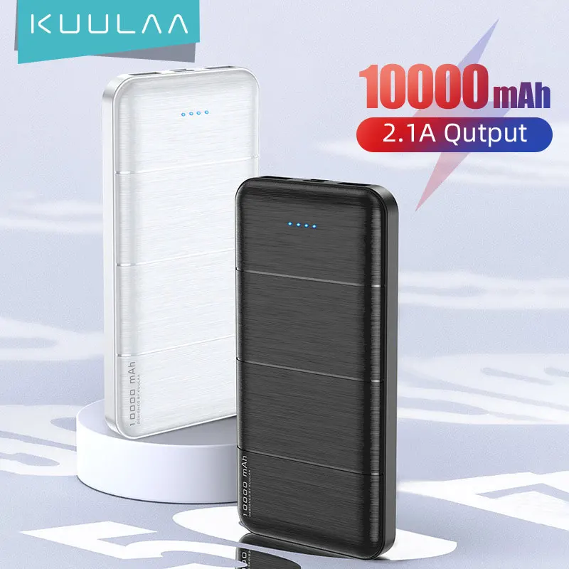 

2 шт., портативное зарядное устройство KUULAA, 10000 мАч, 10000 мАч