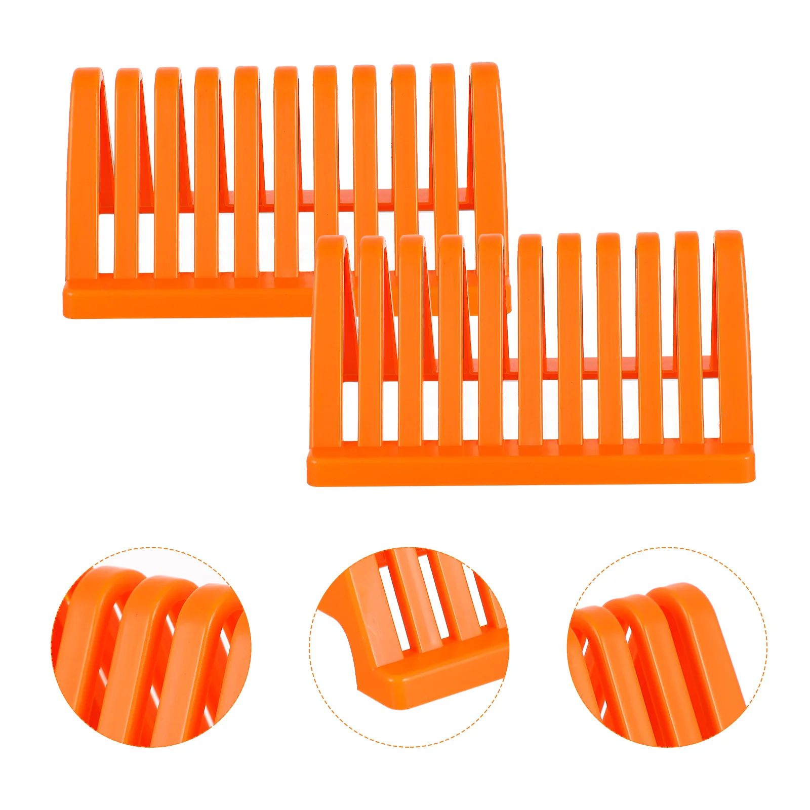 

2pcs Glass Slide Drying Racks Glass Slide Drain Shelf Glass Slide Storage Stands