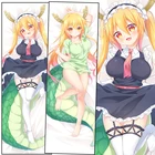 Аниме Miss Kobayashi's Dragon Maid Dakimakura Tohru Косплей Персонаж наволочка обнимающая подушка для тела Otaku Pilow бухта