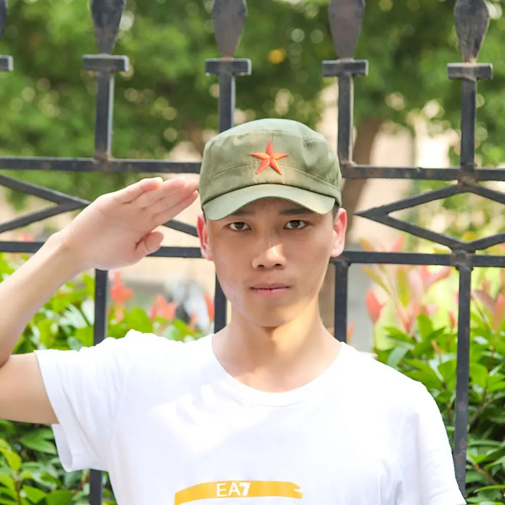 Кепка Мужская/Женская регулируемая Классическая бейсболка в стиле милитари