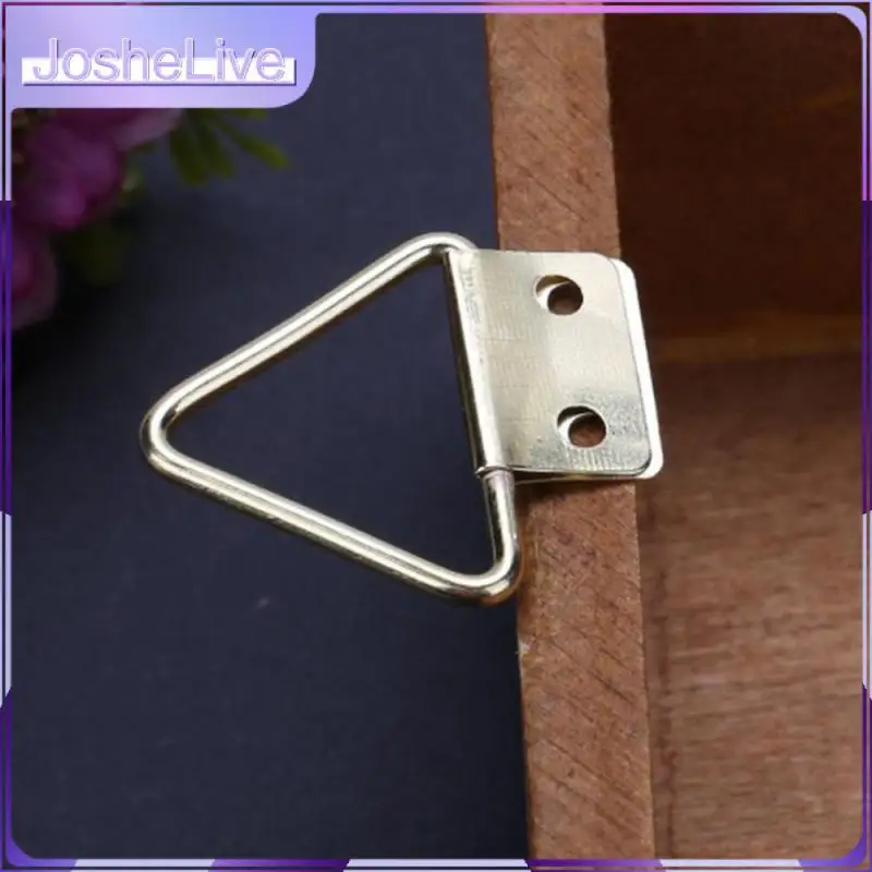 

20pcs Big Triangle Double Hole Hanging Picture Frame Hardware Accessories Hook Metal Hook Double Hole Hook Storage Organization