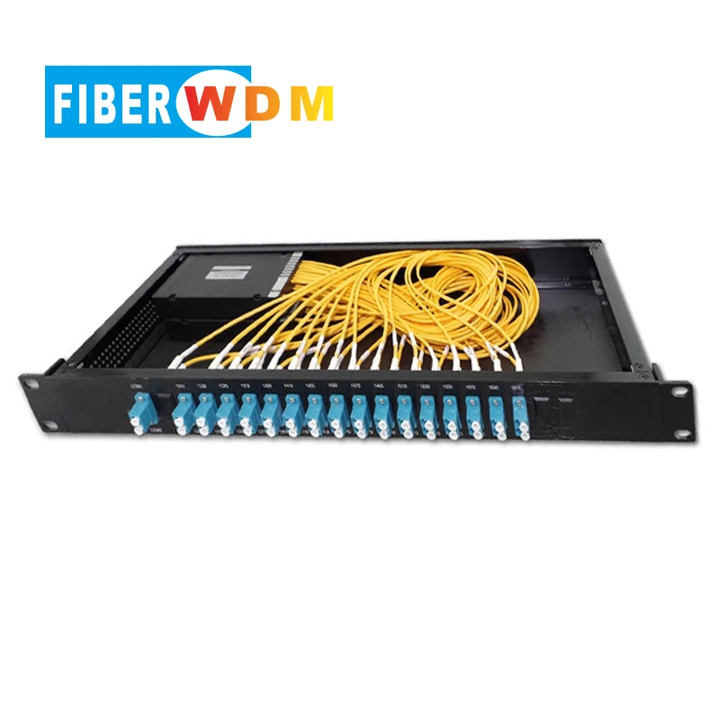 FIBERWDM 16CH CWDM OADM Оптоволоконный модуль Mux Demux 1270 нм-1610 нм 16-контактный
