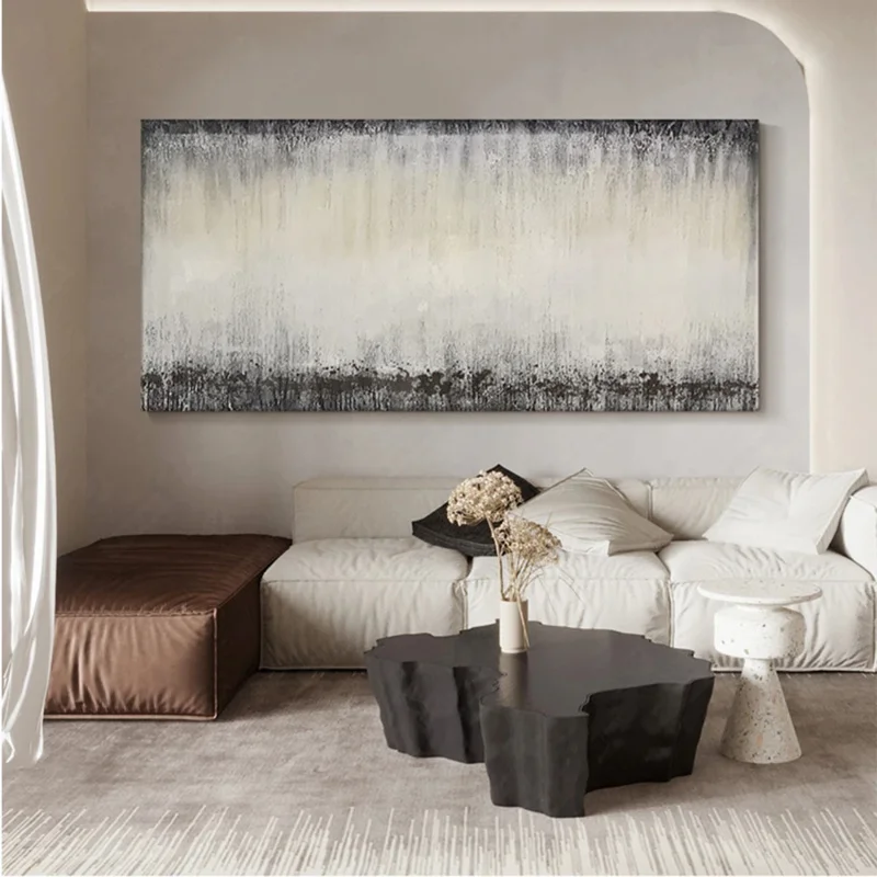 Ручная роспись абстрактная декоративная масляная живопись простая атмосфера