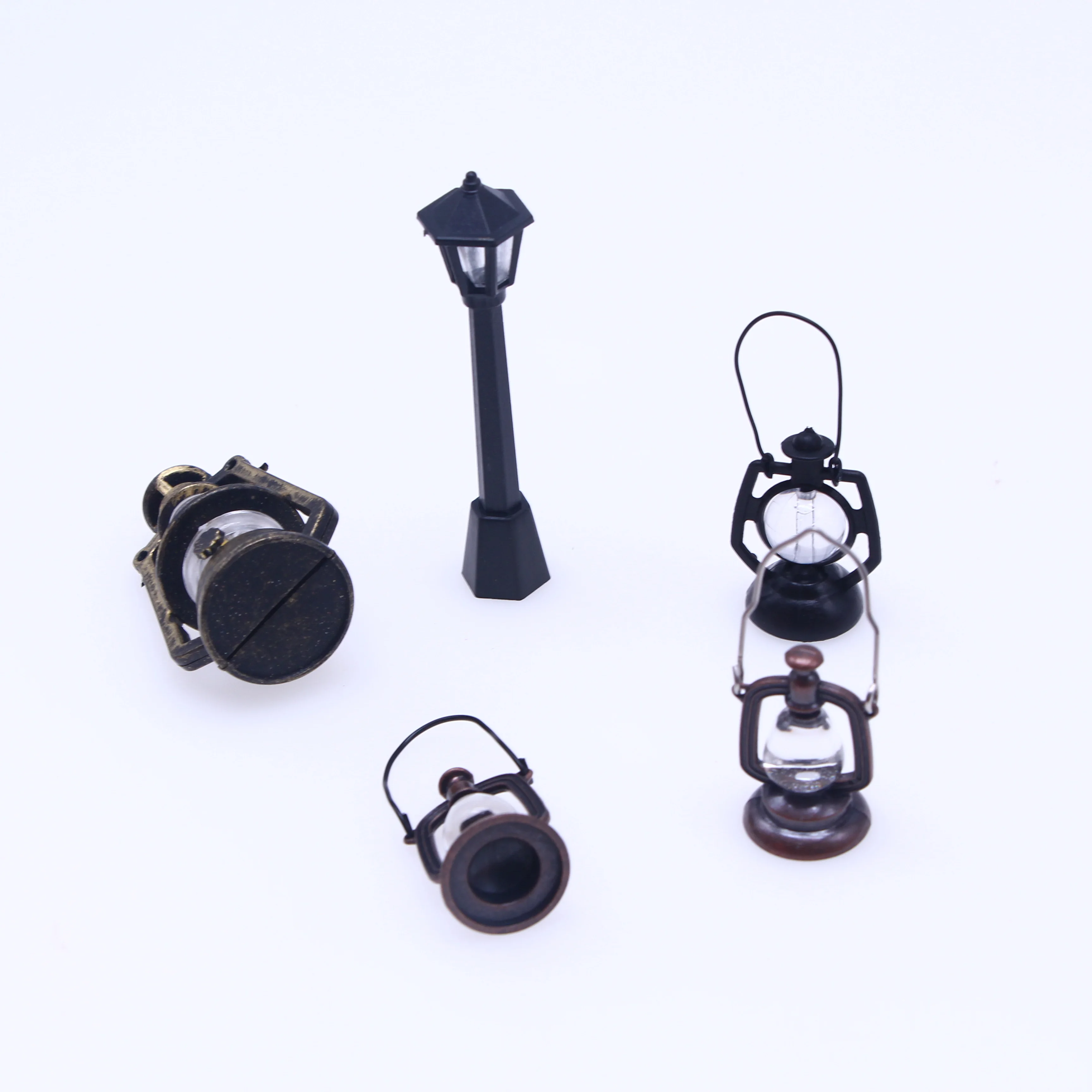 Миниатюрная Рождественская Ретро масляная лампа рандомное украшение