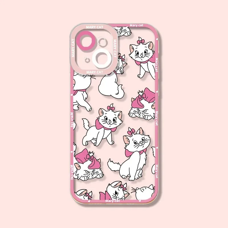 Чехол с изображением кота Диснея Мари для Xiaomi 13T 12T 11T 10T 14 13 12 11 Lite 5G NE POCO F6 X6 Pro X3 NFC X5