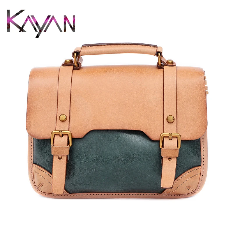 

New style Genuine leather satchel bag women's shoulder Messenger bag large capacity Envelope Female bag handbag