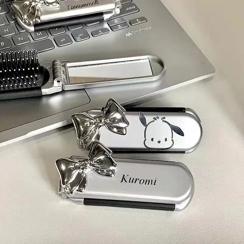 Sanrio складная расческа для волос с подушкой безопасности зеркалом портативная