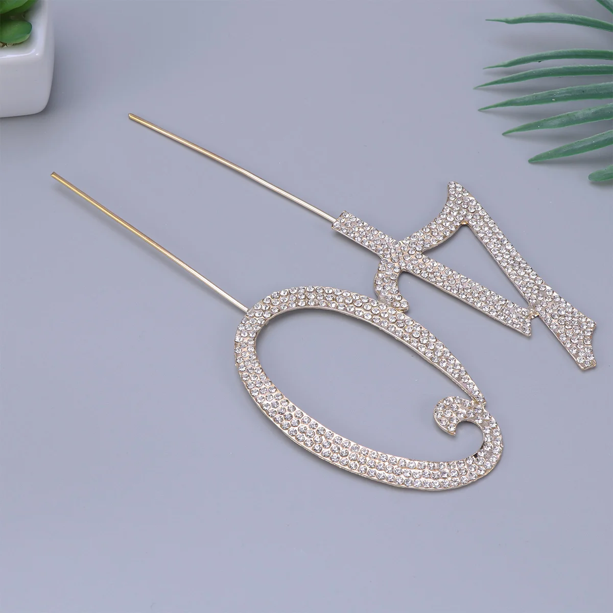 

Birthday Decor Decorations Cake Anniversary Number Fabulous Men Girlscreations Crystal Women Happy Toppeer Party Toppers Cupcake