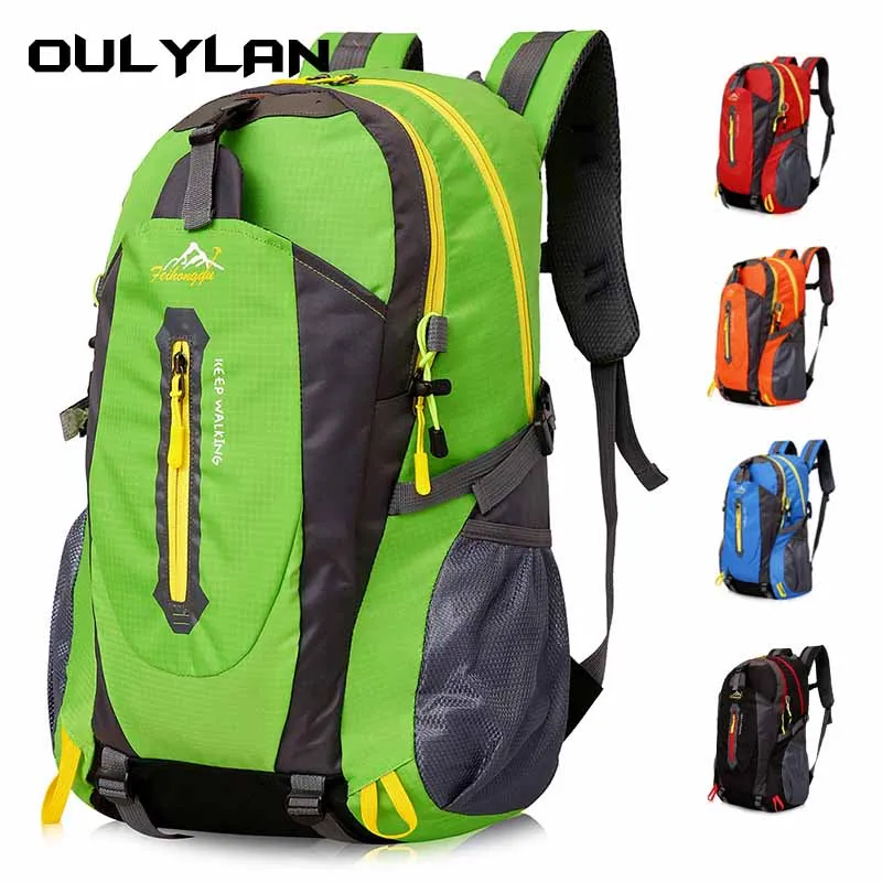 

40L Water Resistant Travel Backpack Female Outdoor Mountaineering Bag Male Bag Ultralight Sports Backpack