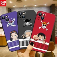 luffy anime one piece for apple iphone 13 12 pro max mini 11 pro xs max x xr 8 7 6 plus se 5s soft black silicone tpu phone case