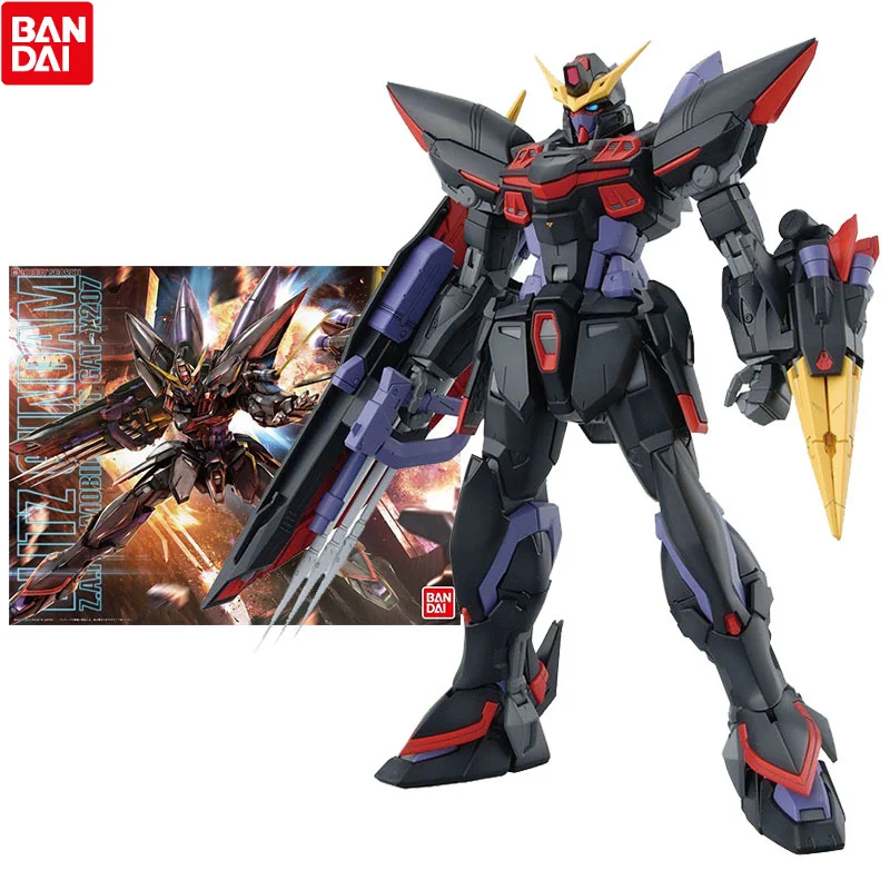 

Bandai Gundam Model Kit Anime Figure SEED MG 1/100 GAT-X207 Blitz Genuine Gunpla Model Anime Action Figure Toys for Children