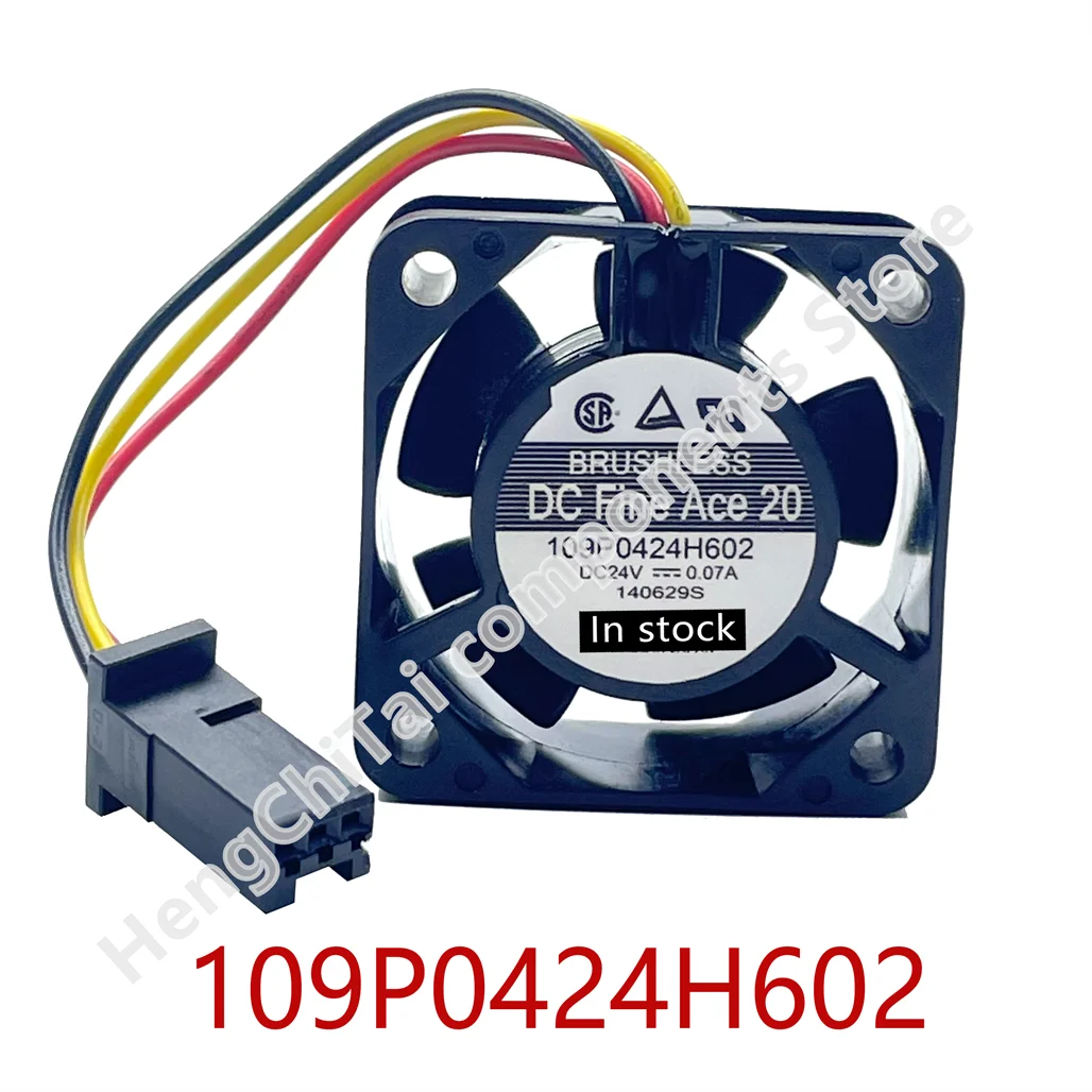 Оригинальный новый 100% рабочий 109P0424H602 24В 0.07A 4020 4 см промышленный компьютер сервер ЧПУ станок FANUC охлаждающий вентилятор