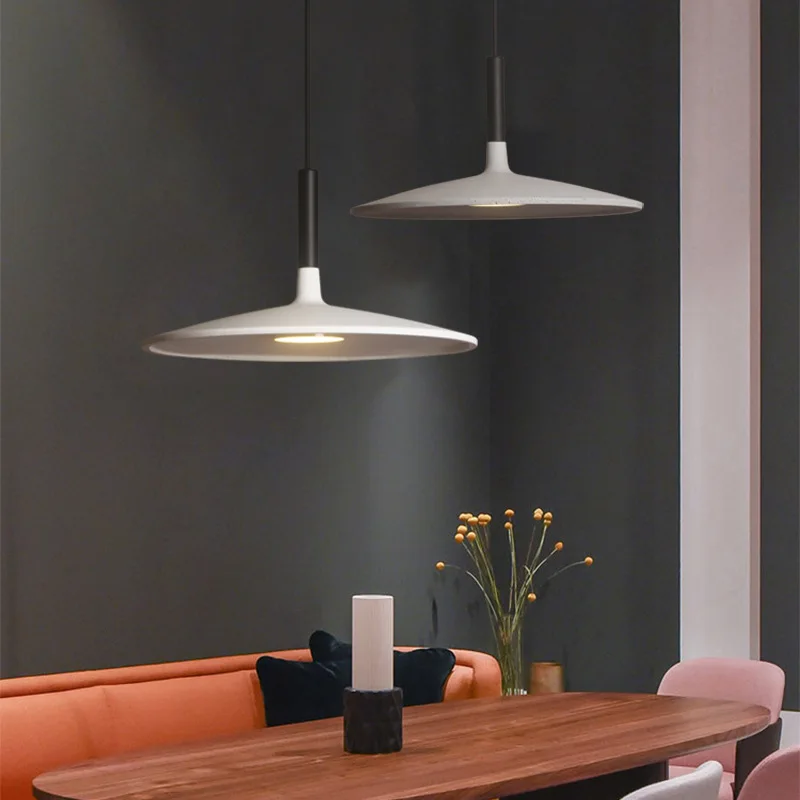 

Nordic LED Pendant Lamp Postmodern Minimalist Chandelier Cement Restaurant Bar Personalized Creative Art Industrial Style
