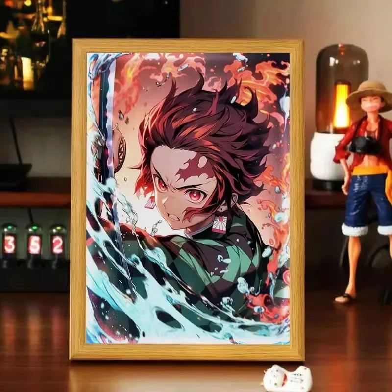 Фоторамка деревянная перезаряжаемая с USB-портом