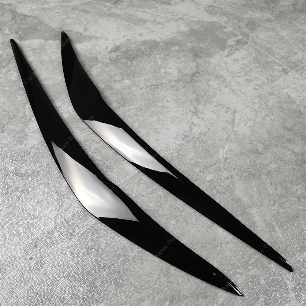 

2 шт., глянцевые фары из АБС-пластика, веки для BMW F20 F21 1 серии 116d 118i 120i 120d M140i 2015-2018 Lci 3D наклейки