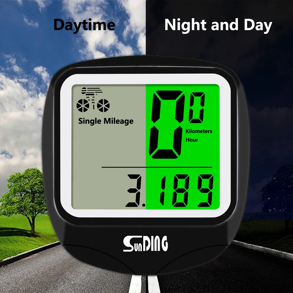 Портативный компьютер велосипедный спидометр ЖК-дисплей стабильный одометр