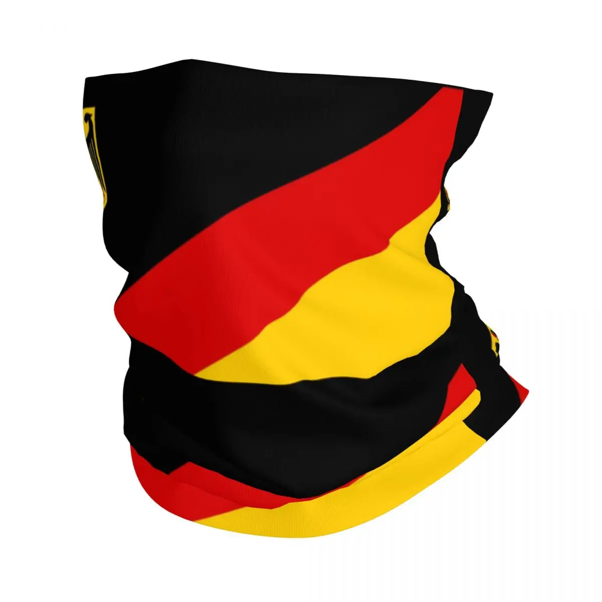 

German Flag Bandana Neck Gaiter for Hiking Hunting Men Women Wrap Scarf Coat of Arms of Germany Balaclava Warmer