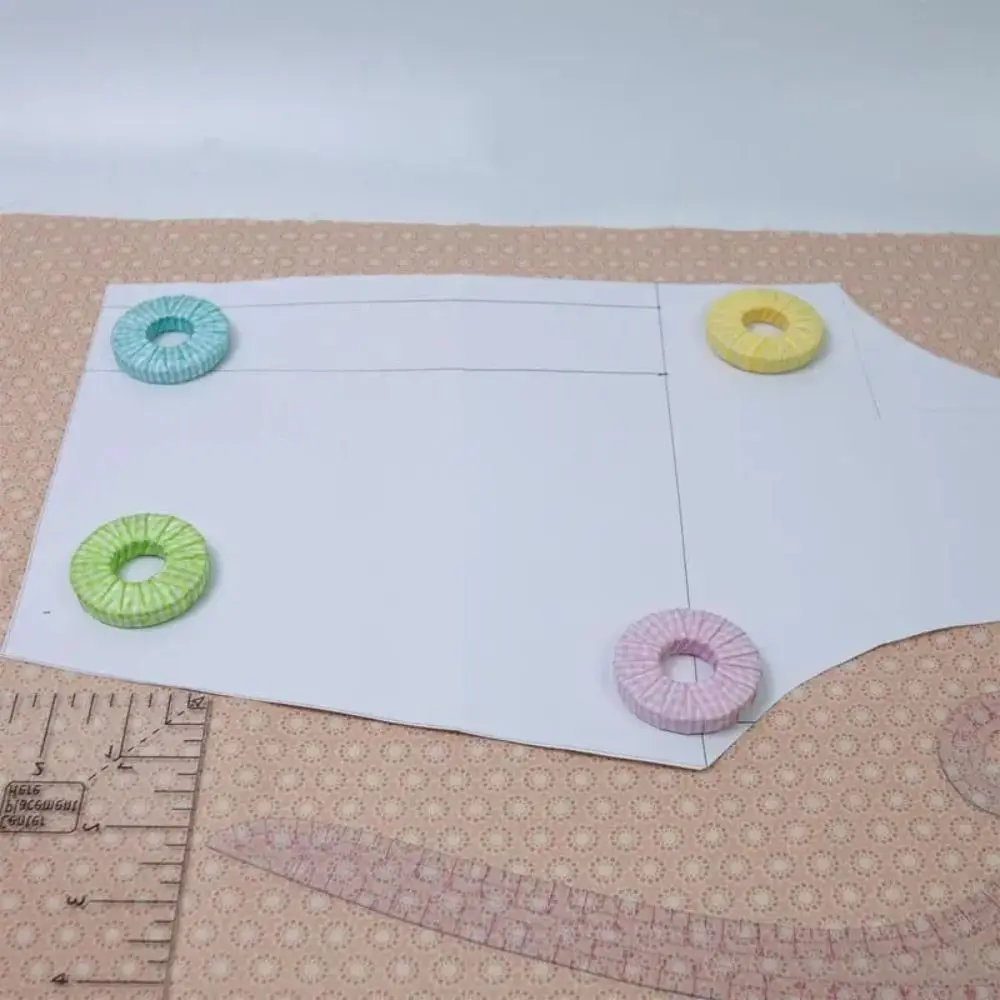 4 шт. вес ткани с рисунком для ремесла весы резки металлической бумаги одежда