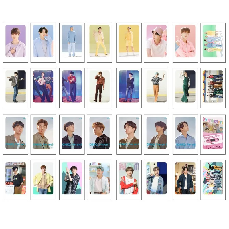 

Оптовая продажа Kpop 32 шт./коробка Bangtan Boys ЛОМО карточка коллекция динамита плакаты корейская мода для мальчиков плакаты картина подарок фото ...