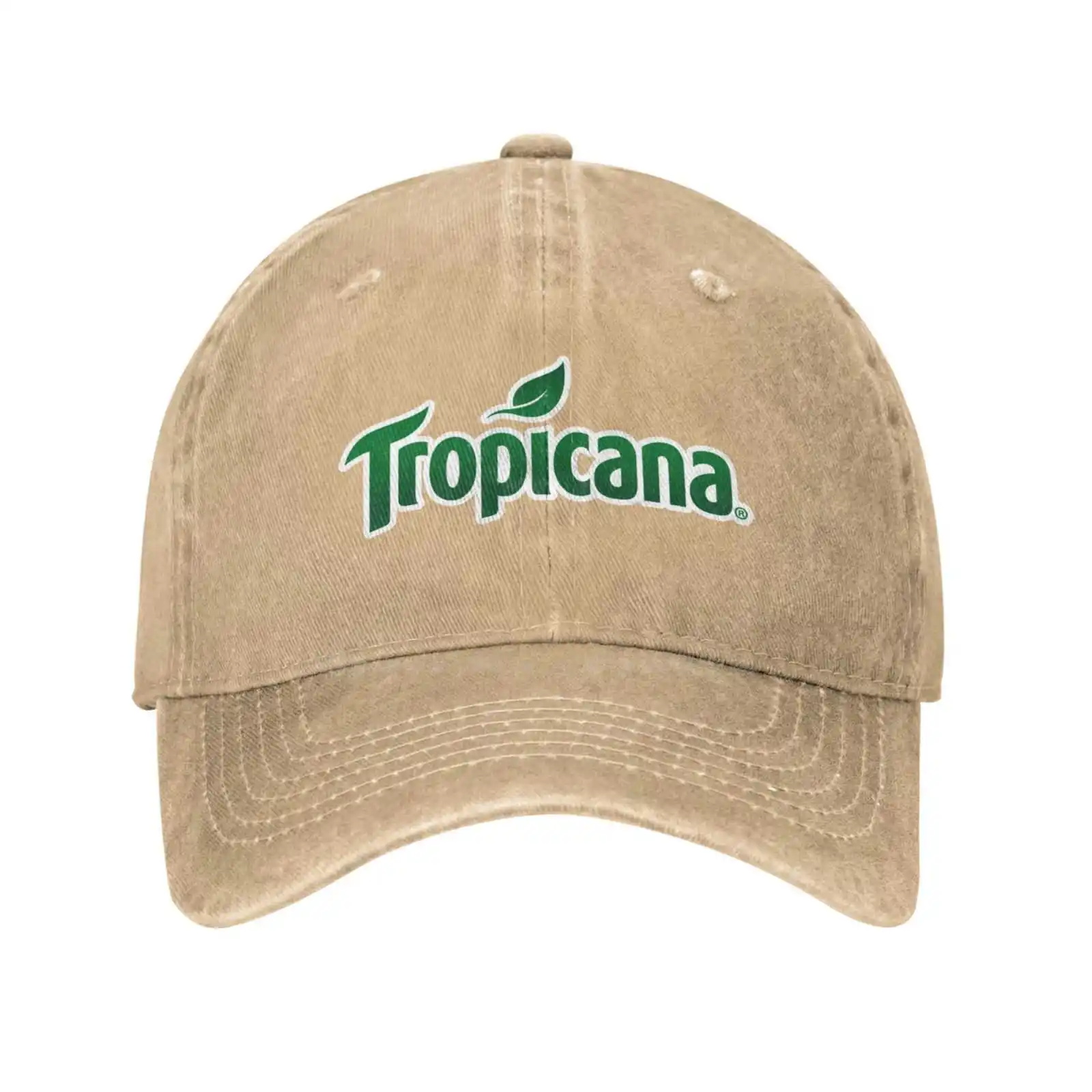 

Tropicana Logo Printed Graphic Brand Logo High-quality Denim cap Knitted hat Baseball cap