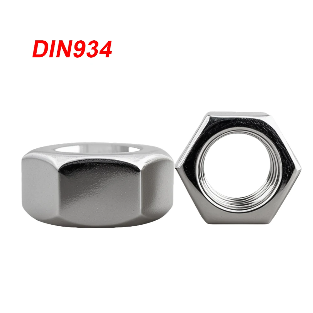 

M2 M3 M4 M5 M6 304 Винт с шестигранной головкой из нержавеющей стали с метрической резьбой Металлические машинные болты Гайки DIN912 DIN7991 ISO7380 DIN934 Винты